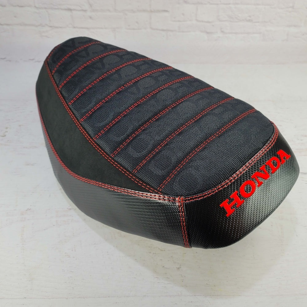 Honda Dio Recaro and Alcantara® Suede Seat Cover, handmade Honda Dio seat cover by Cheeky Seats, product detail view 8