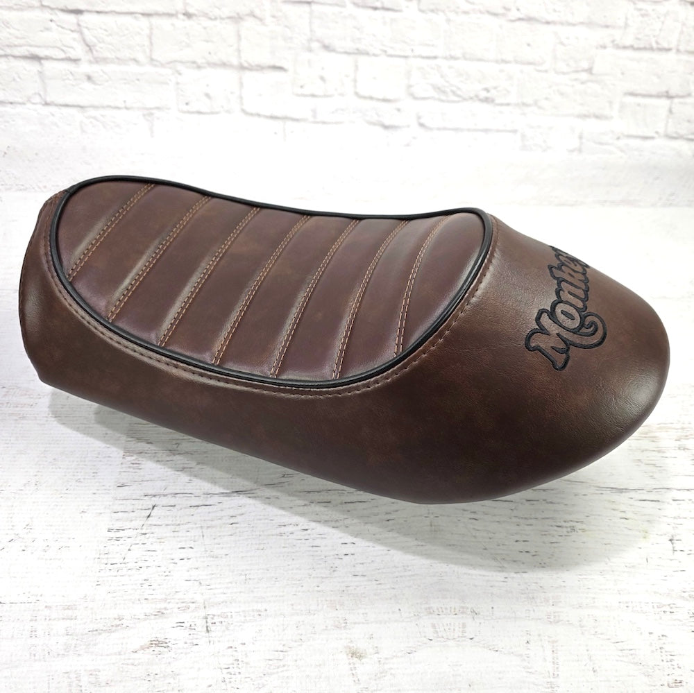 Honda Monkey KITACO Whiskey Brown tuck-and-roll seat cover