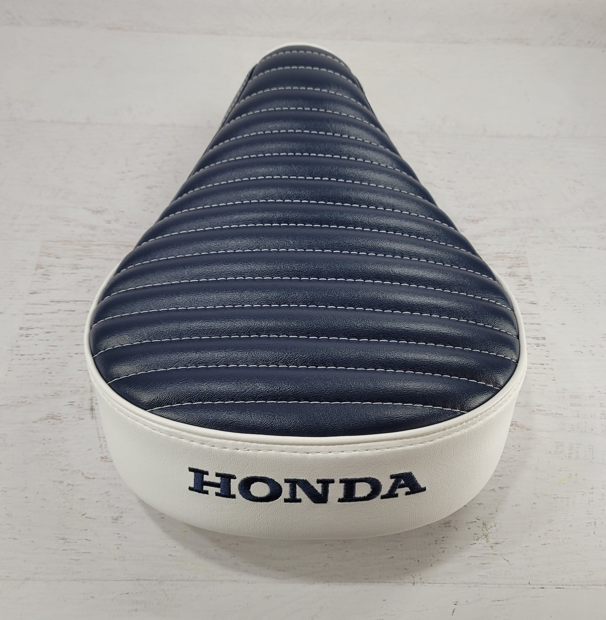 Honda Super Cub navy blue pleated seat cover