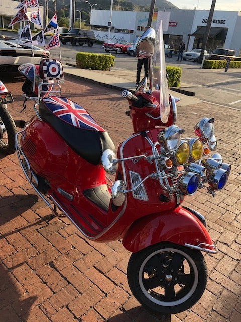 Vespa GTS 250/300 Union Jack seat cover