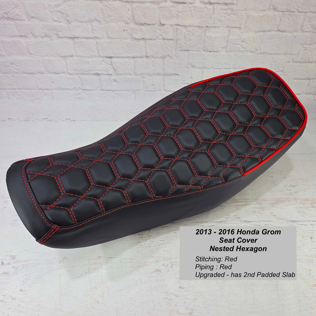 Workshop Extras - 2013-16 Honda Grom Seat Covers - Same Day Shipping
