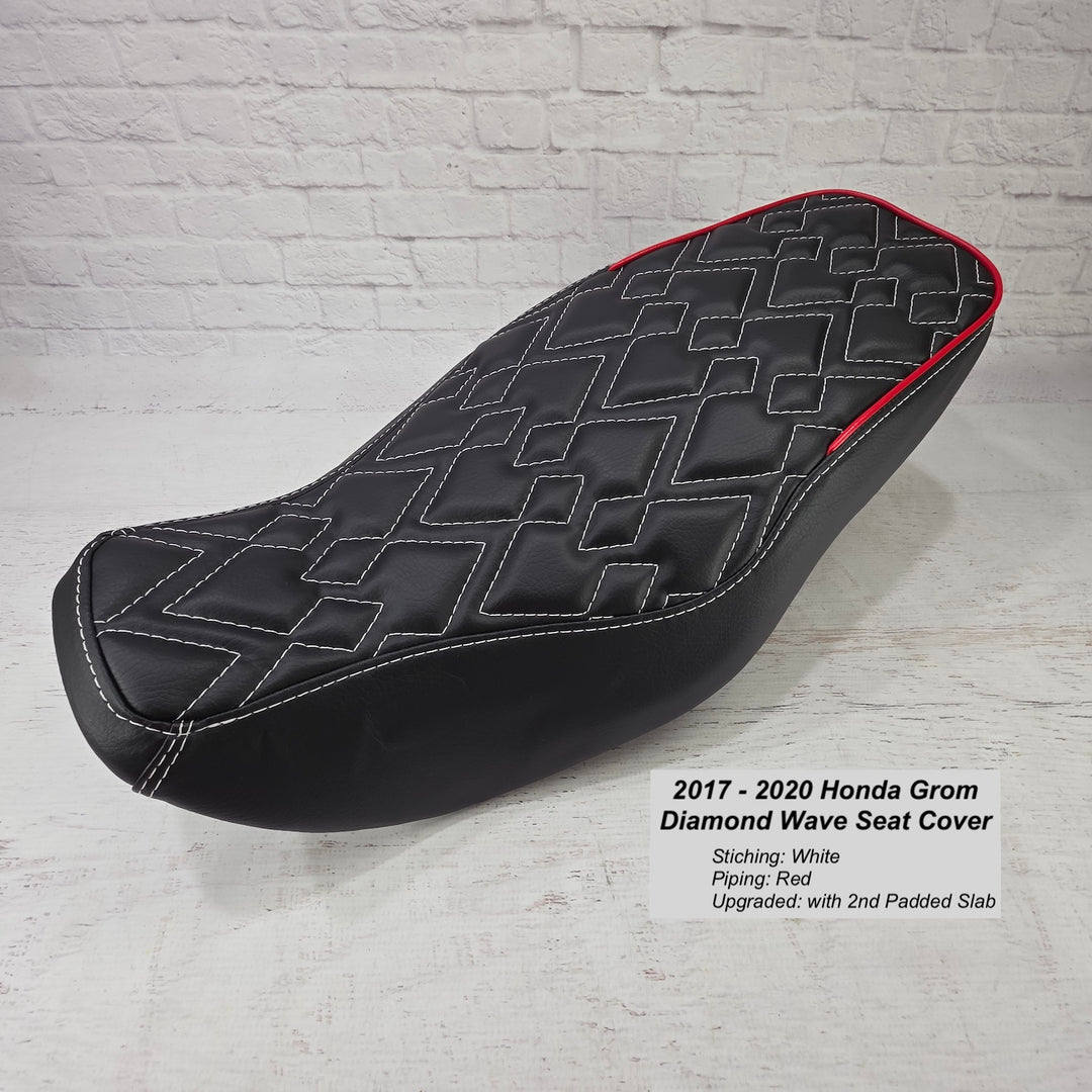 Workshop Extras - 2017–2020 Honda Grom Seat Covers - Same Day Shipping