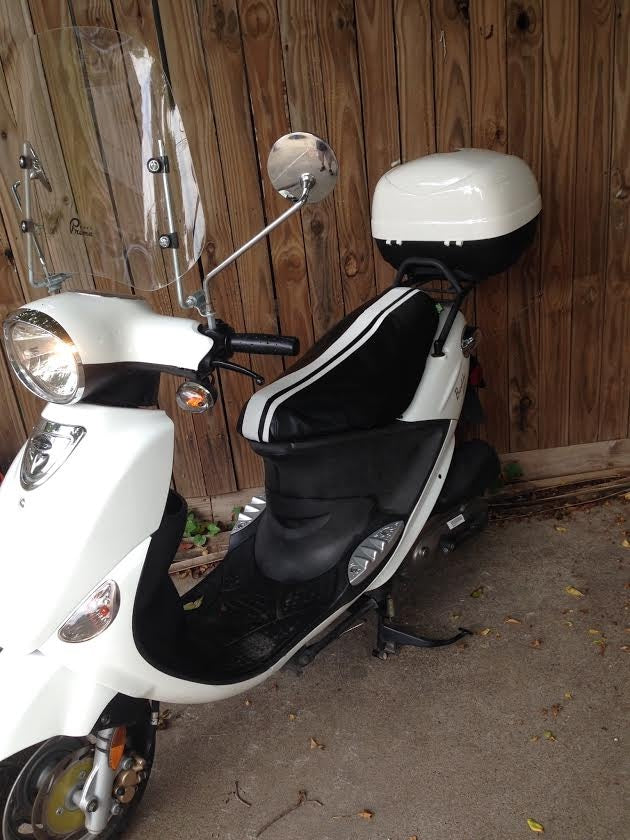 Genuine Buddy Dual Black with Racing Stripe Seat Cover