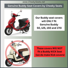 READY TO SHIP! Genuine Buddy Cinnamon Brown Scooter Seat Cover