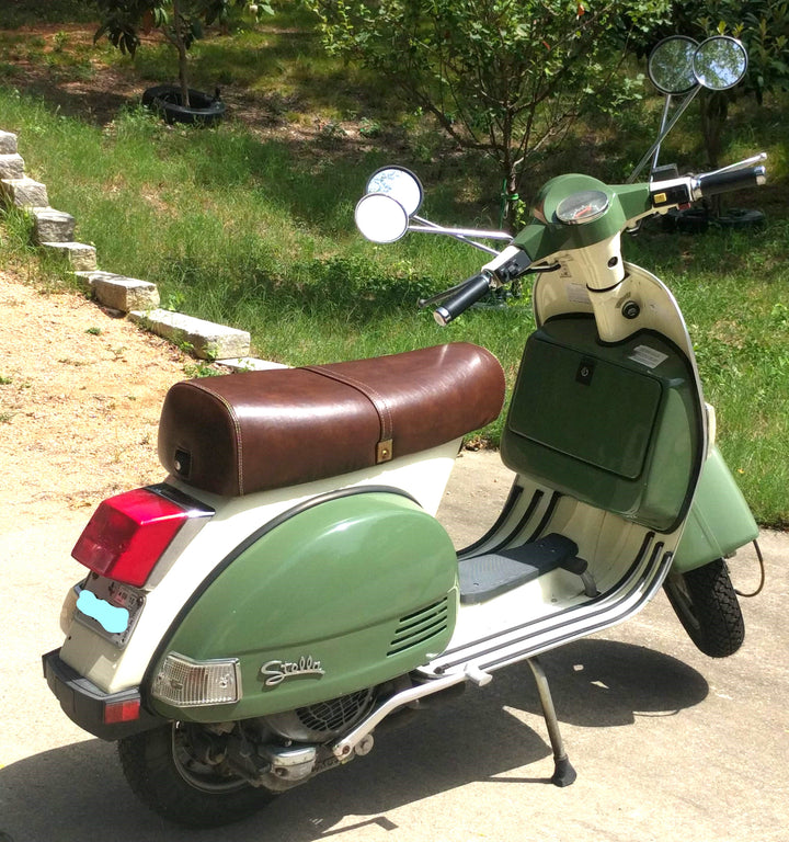 Genuine Stella Whiskey Brown Scooter Seat Cover