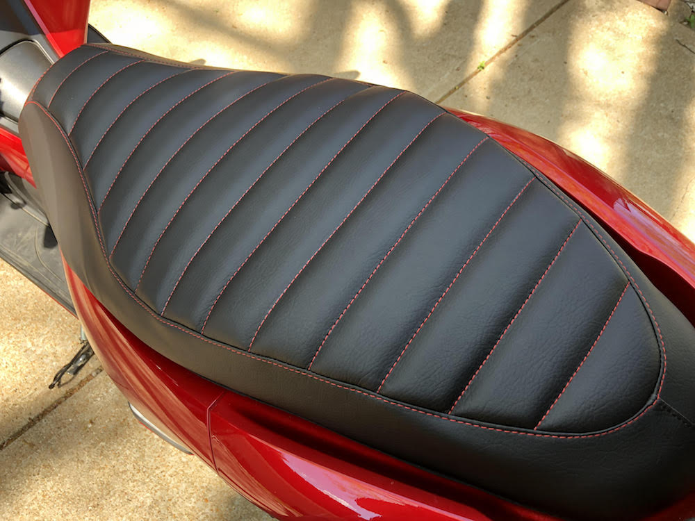 READY TO SHIP!  2010 - 2013 Honda PCX Padded Seat Cover - Lose the Hump!