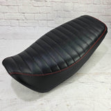 Honda Grom WATERPROOF Pleat Seat Cover MSX125, handmade Honda Grom seat cover by Cheeky Seats, featured product view