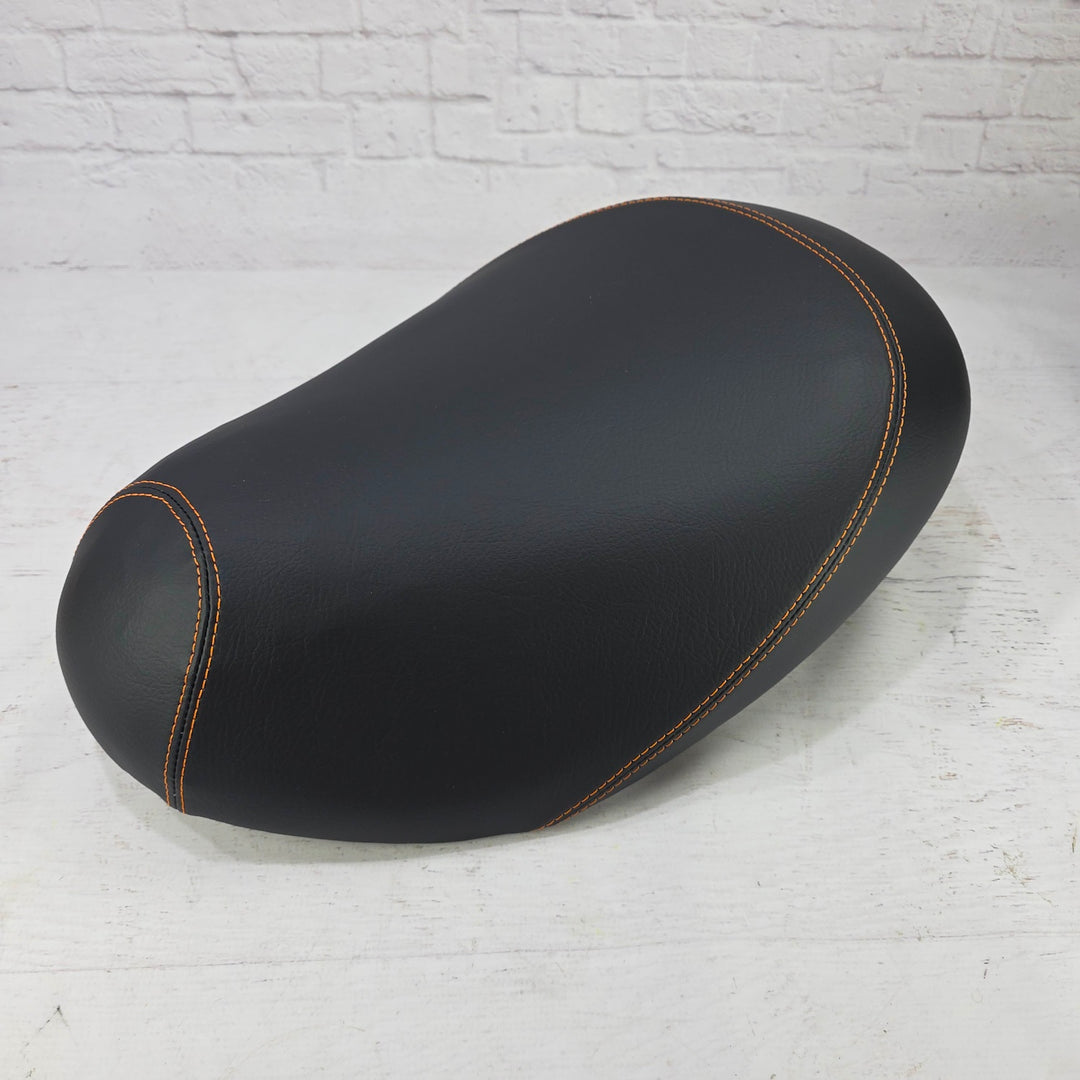 Honda Metropolitan CH50 Seat Cover Matte Black with French Seams