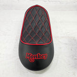 Honda Monkey KITACO black double-diamond seat cover