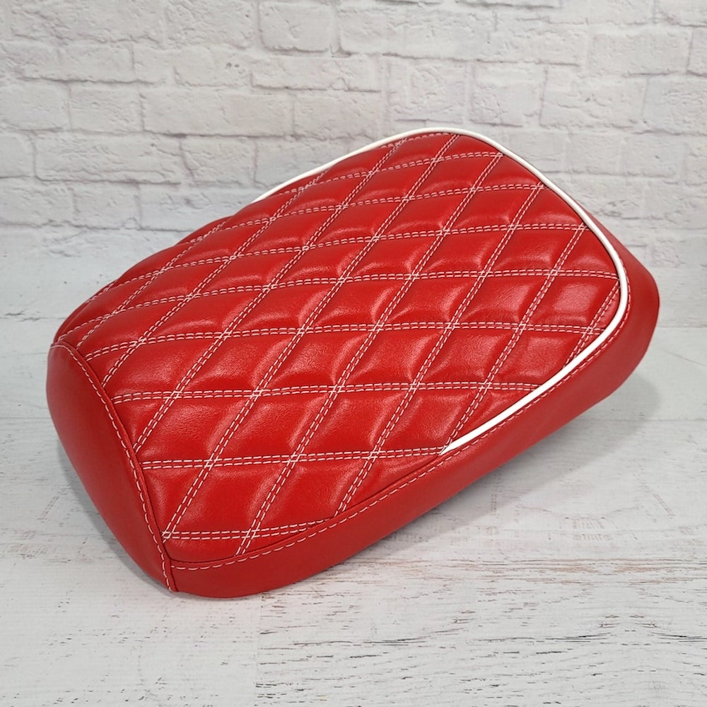 Honda Ruckus red diamond seat cover