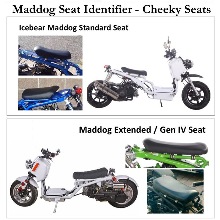 Maddog Blue Diamond Seat Cover Double Diamond with Piping, Gen IV Gen V