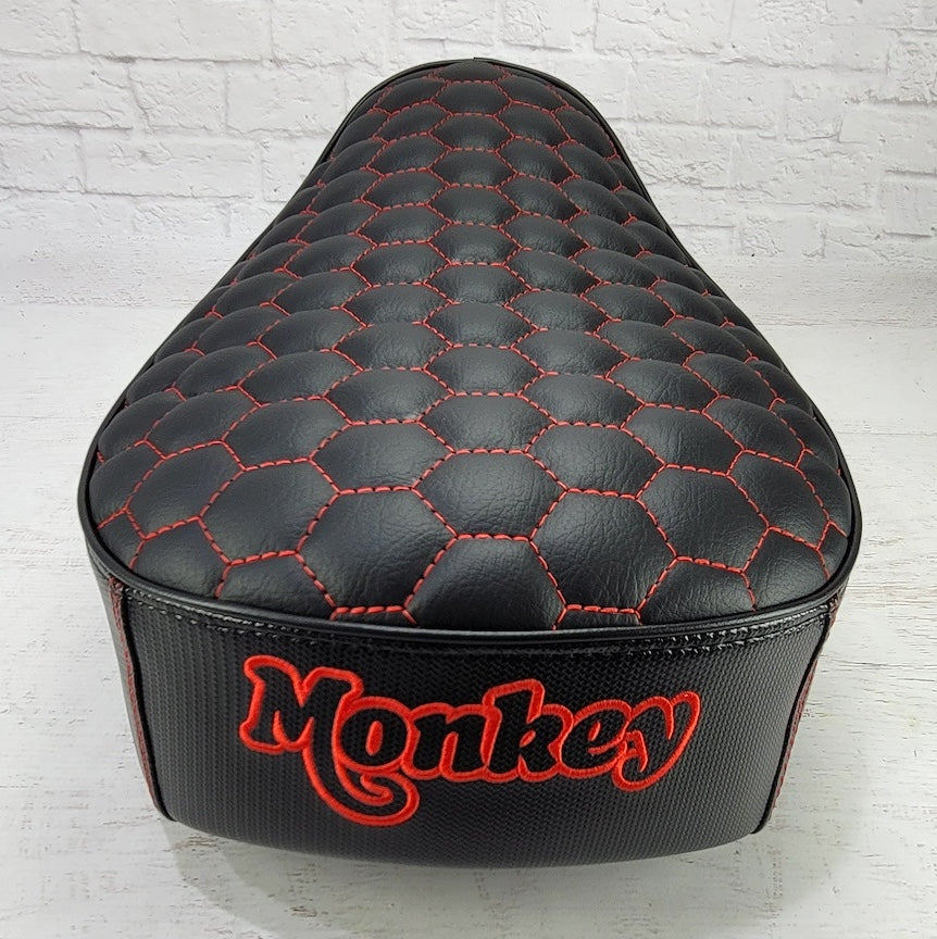 Honda Monkey honeycomb hexagon stitch seat cover