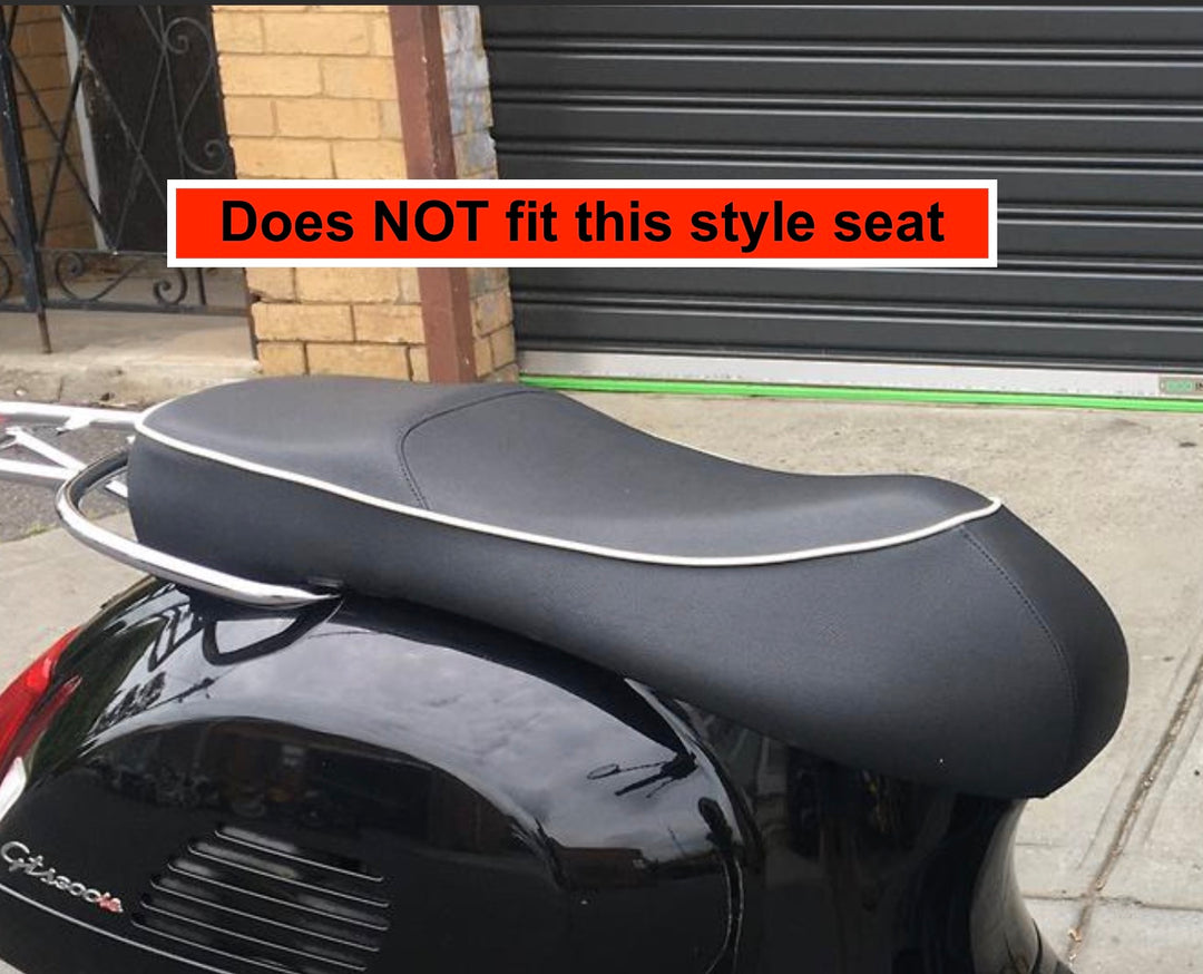 Vespa GTS 125/250/300 Classic Black Seat Cover