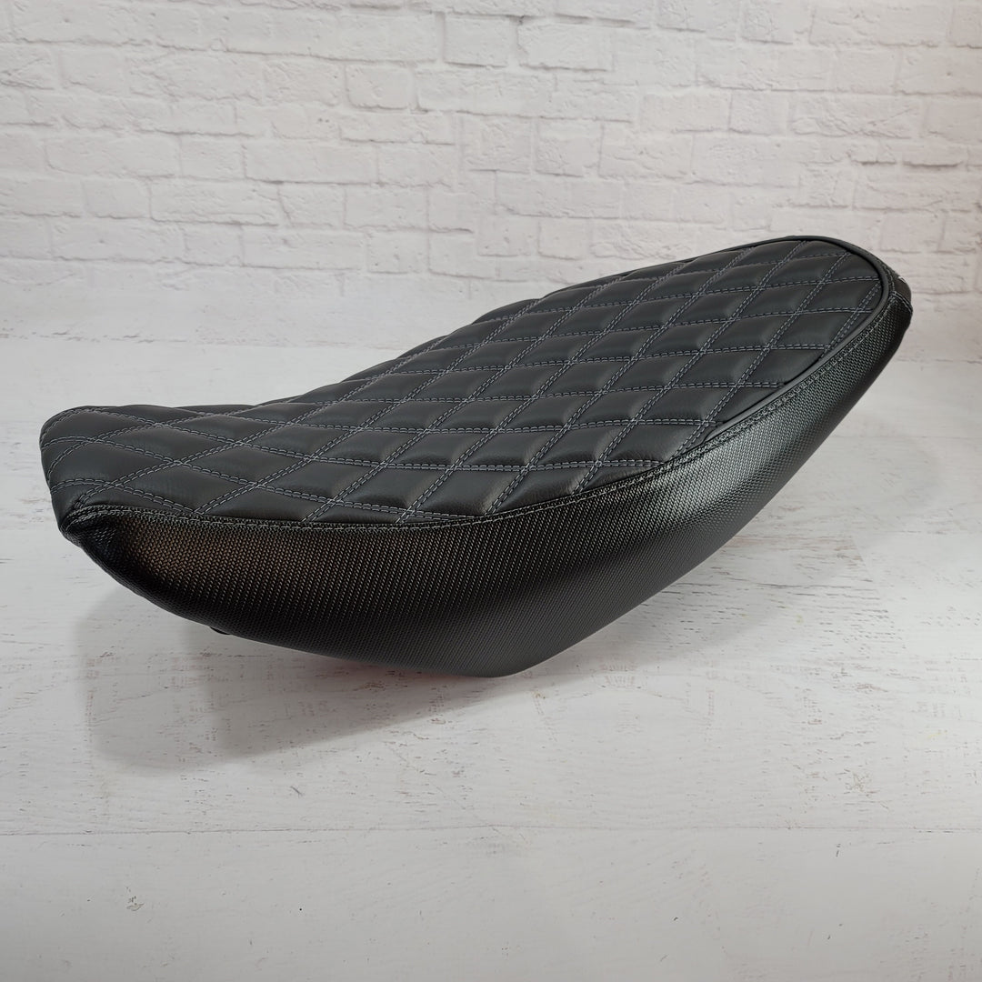 Honda Navi Seat Cover Black Double Diamond with Piping