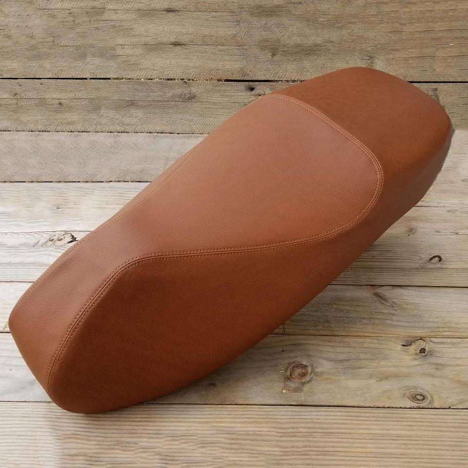 Vespa GTS matte cinnamon brown seat cover