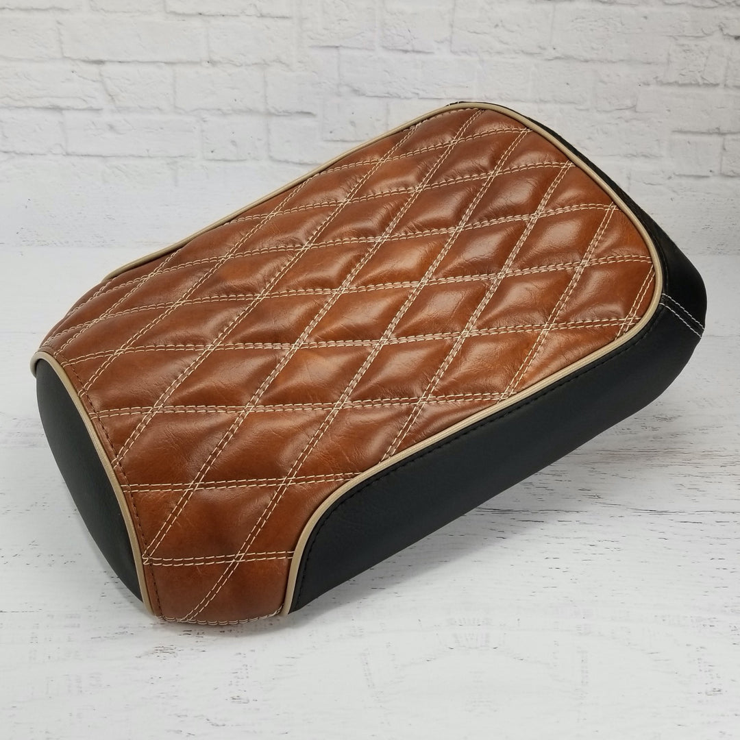 Honda Ruckus Seat Cover Chestnut Diamond and Black