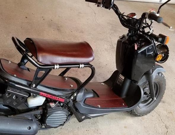 Honda Ruckus rustic minimalist seat cover
