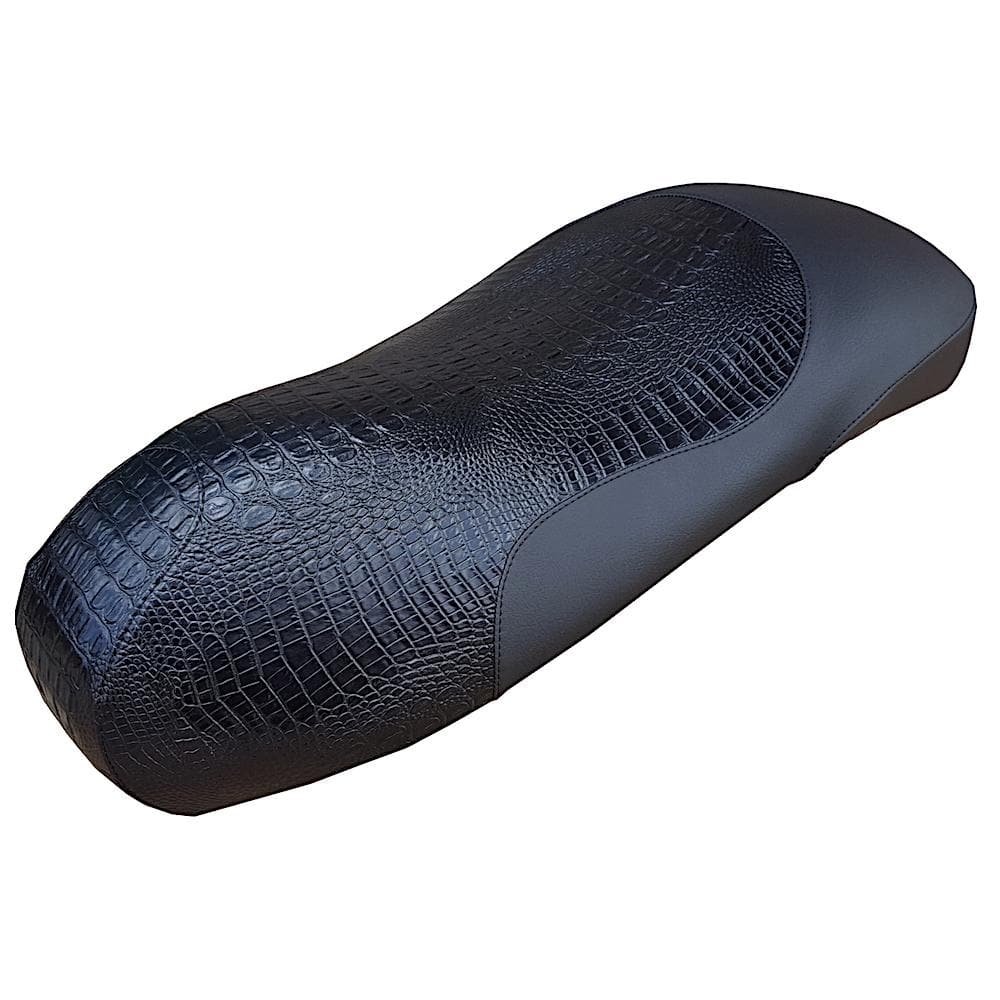 Vespa Sei Giorni Eurogel croc gator black seat cover