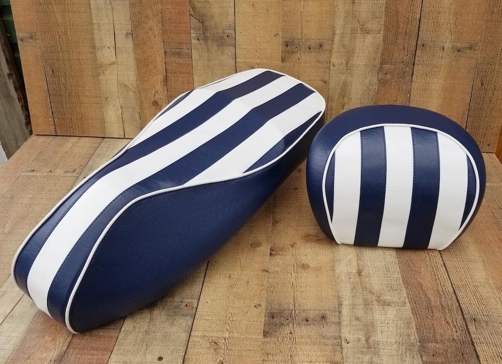 Vespa GTS 125 -300 Yacht Club Striped Seat Cover