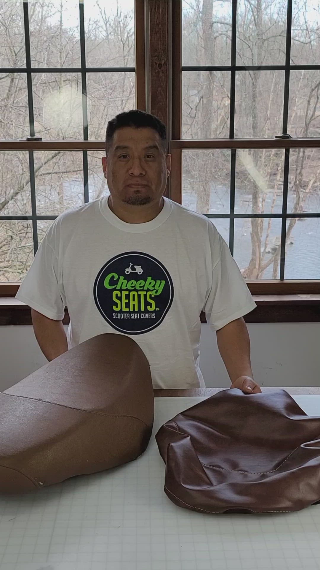 Genuine Buddy Seat Cover installation, by Cheeky Seats 