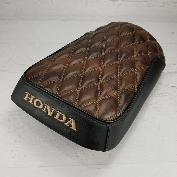 READY TO SHIP!  Honda Ruckus Seat Cover Tobacco Brown and Black